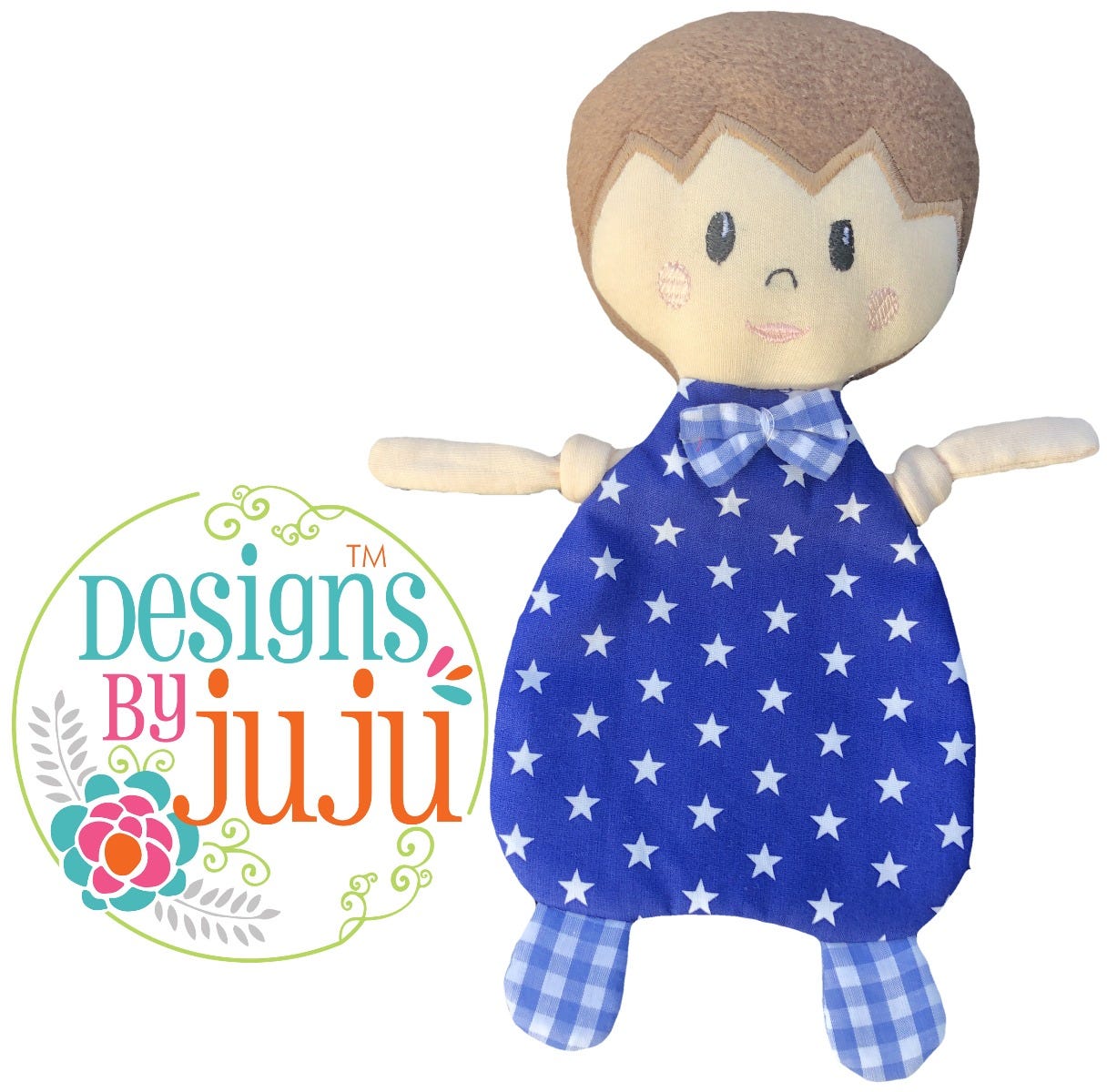 Charlie Flatty Doll | Machine Embroidery Designs by JuJu