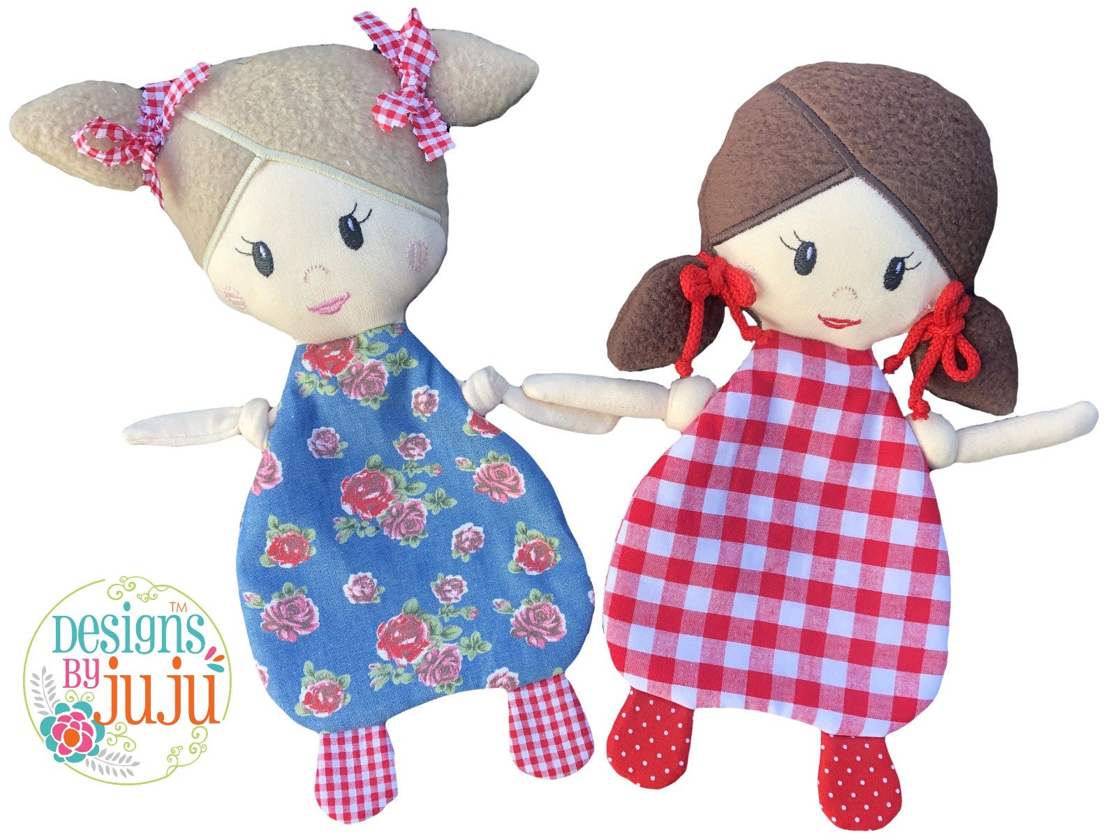 LuLu Flatty Doll | Machine Embroidery Designs by JuJu