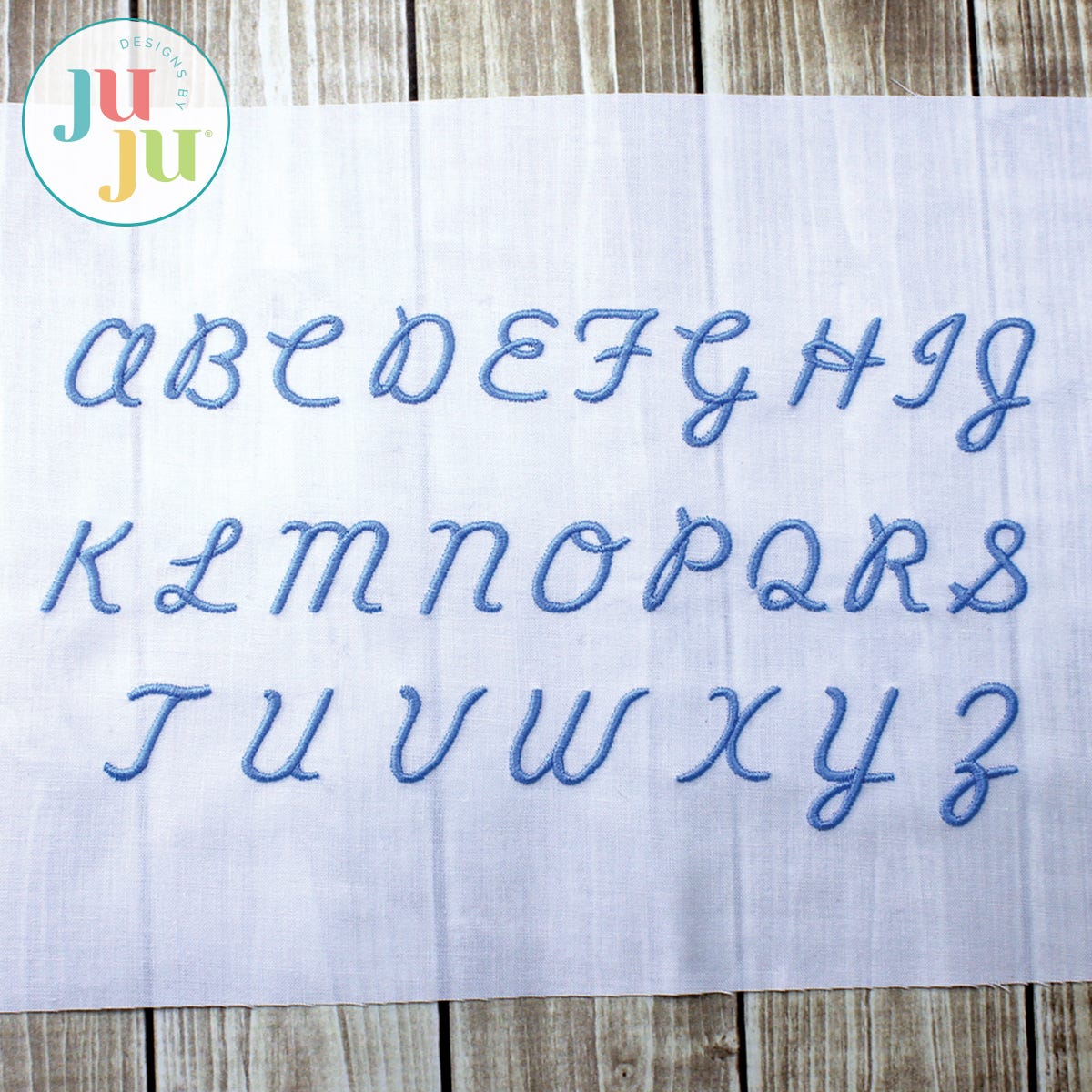 Alright Satin Stitch Embroidery Font by Oma's Place | Machine Embroidery Designs by JuJu