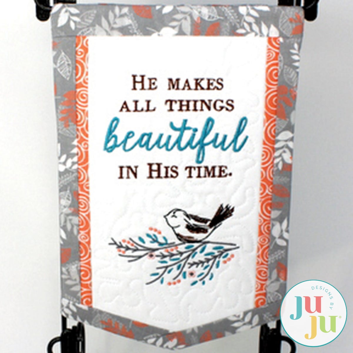 In The Hoop In His Time Banner Project by Oma's Place | Machine Embroidery Designs by JuJu