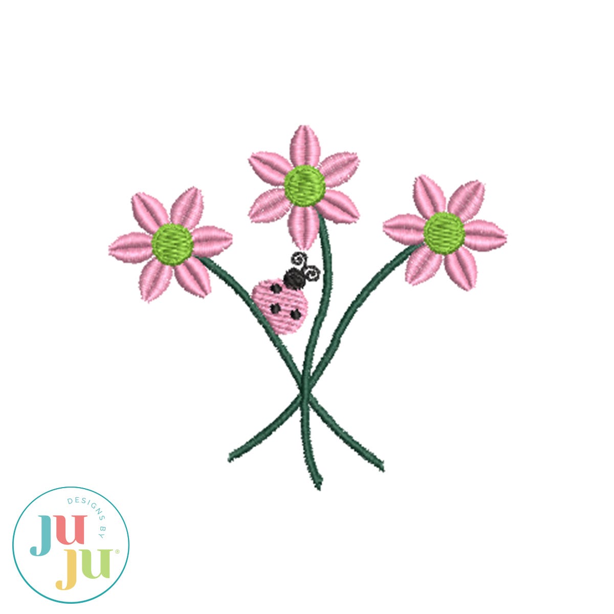 FREE Li'l Bouquet by Oma's Place | Machine Embroidery Designs by JuJu