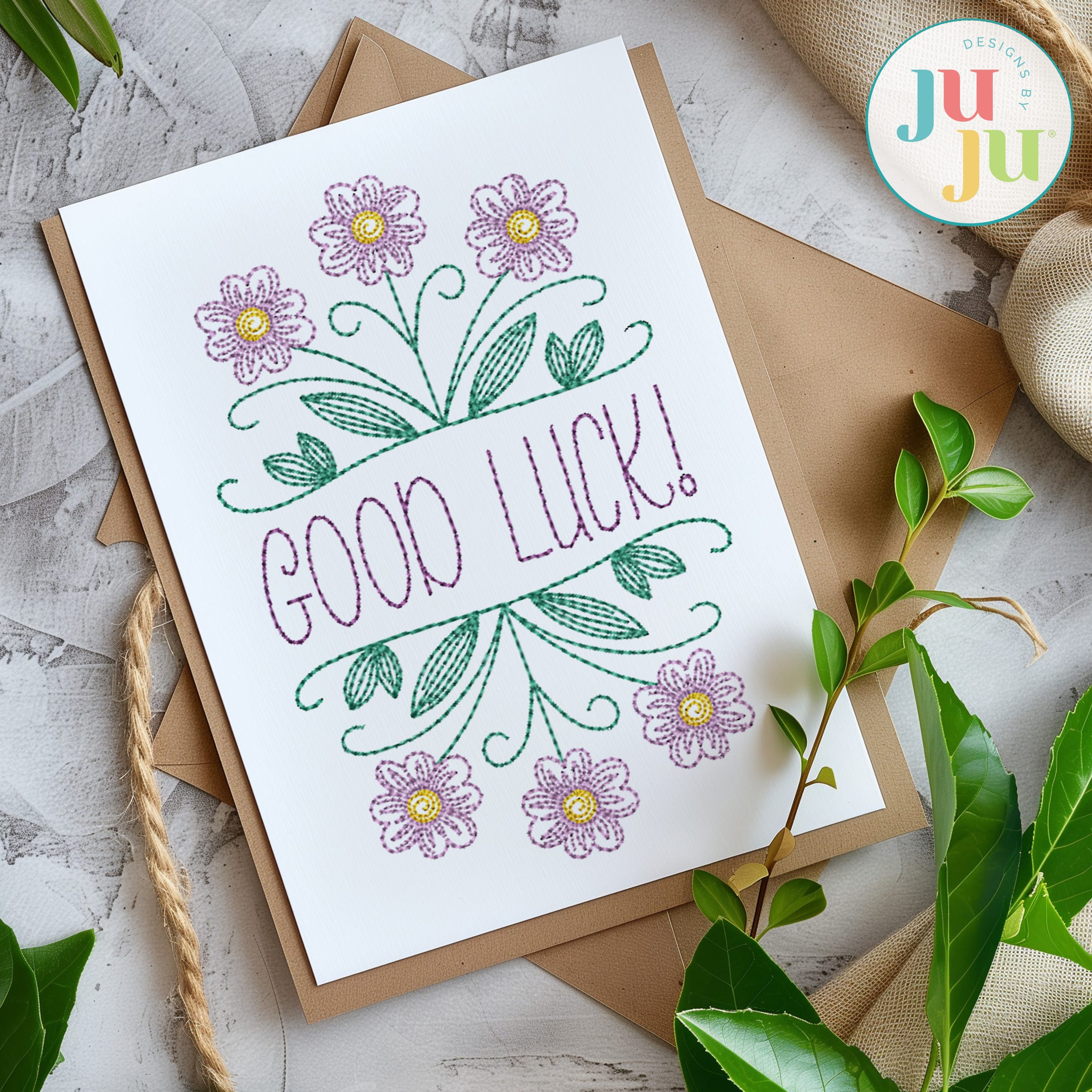 All Occasion Cards Set 2 Embroidery Set | Machine Embroidery Designs by JuJu