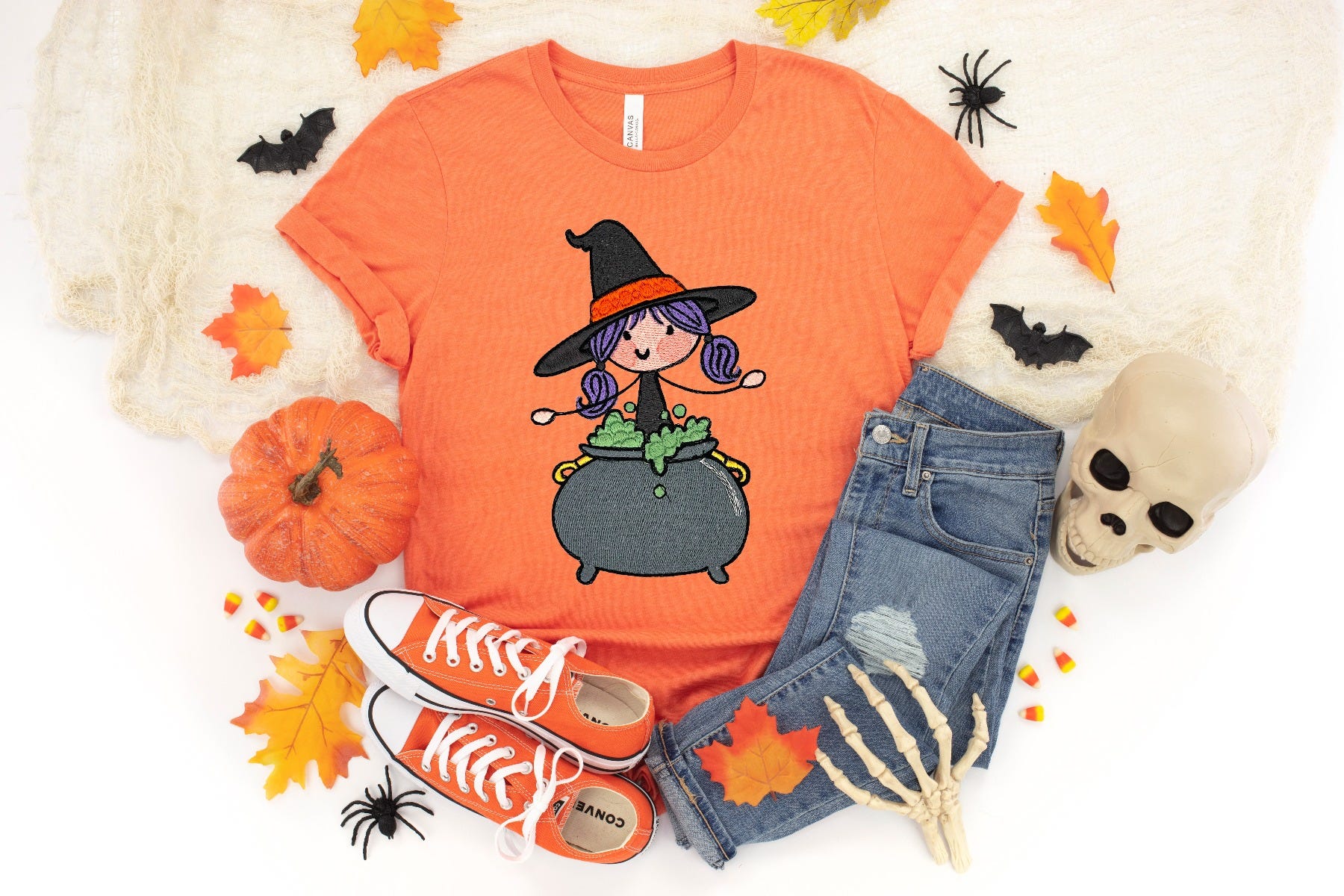 Halloween Stix People | Machine Embroidery Designs by JuJu