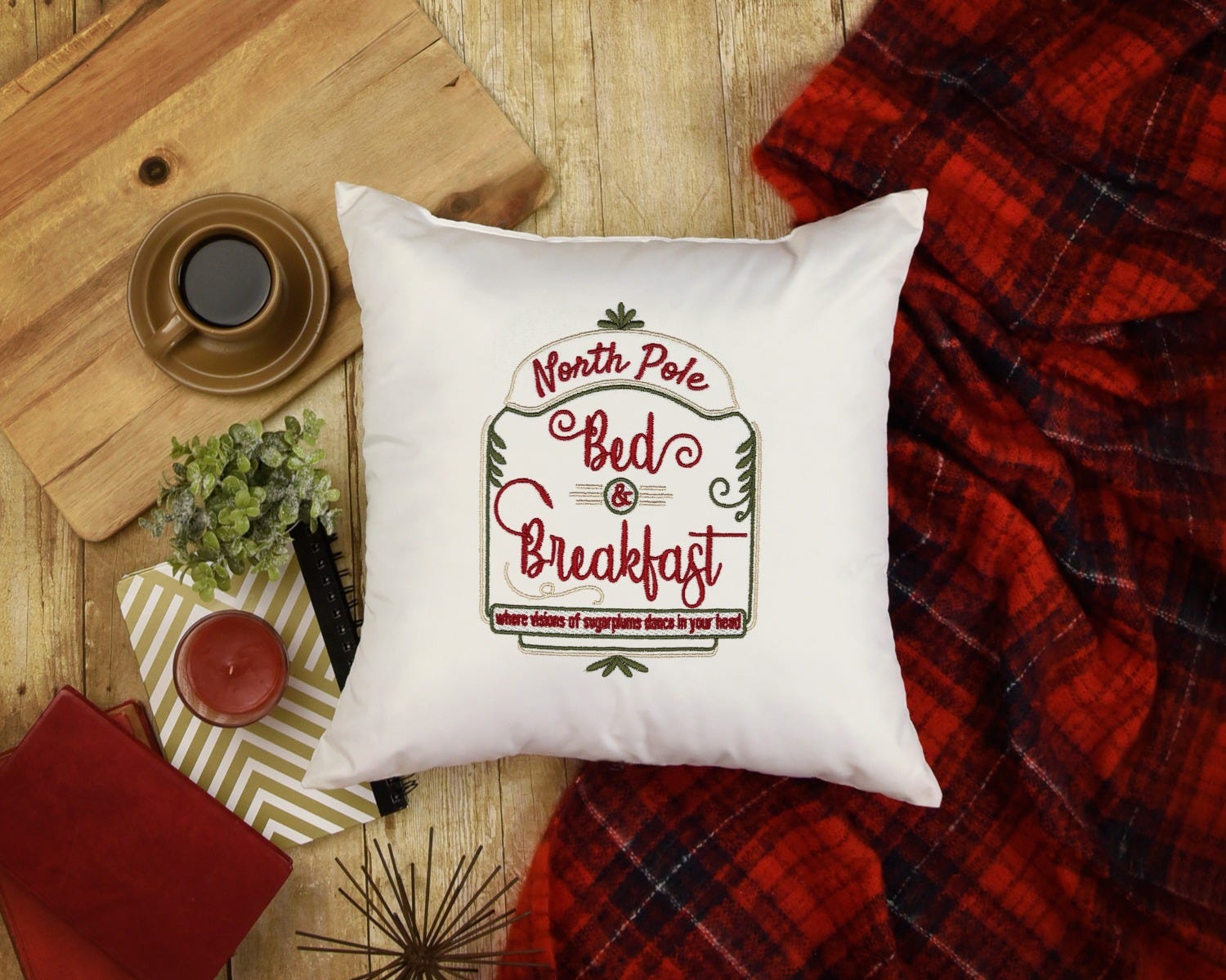 Farm Fresh Christmas 13 | Machine Embroidery Designs by JuJu