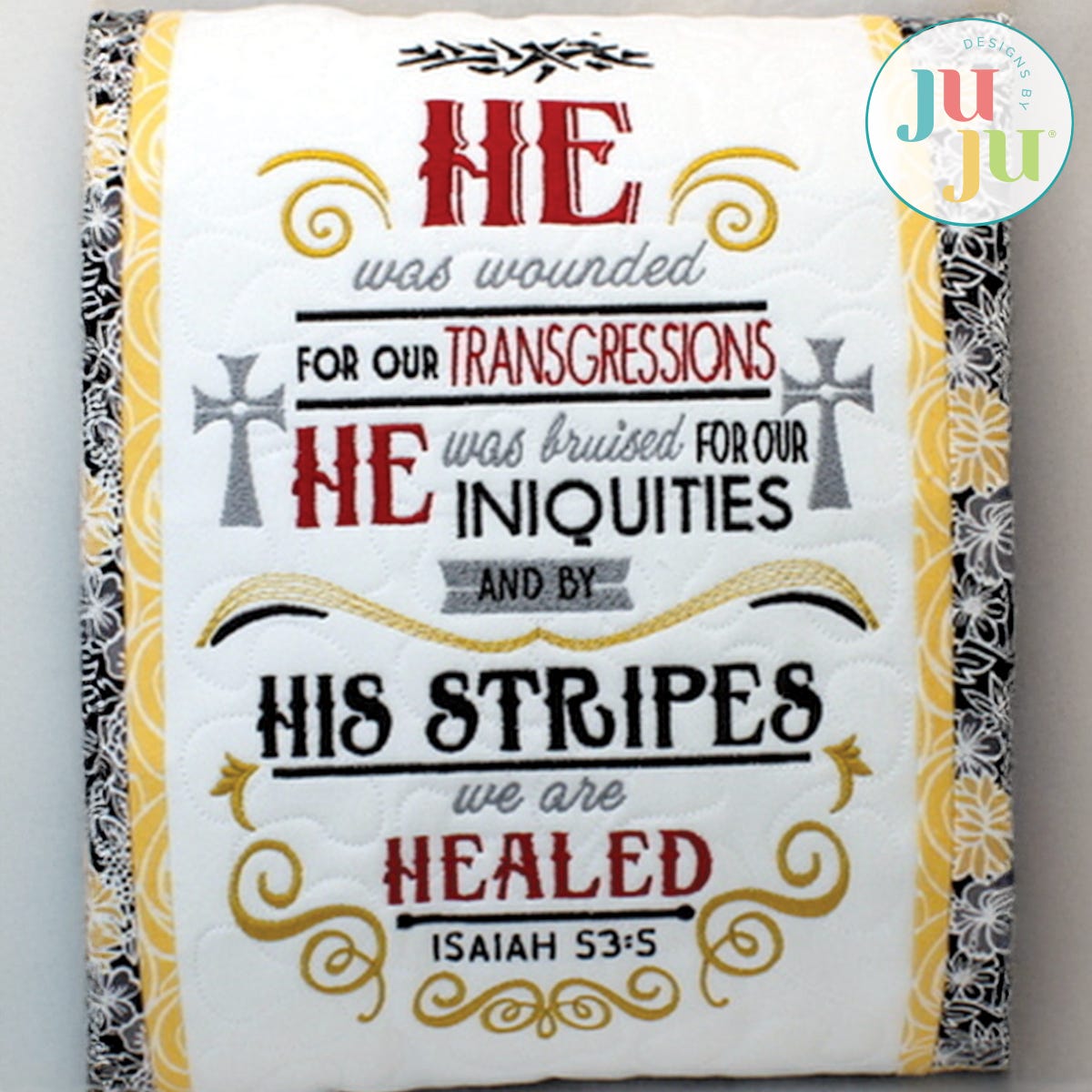 Isaiah 53:5 Single by Oma's Place | Machine Embroidery Designs by JuJu