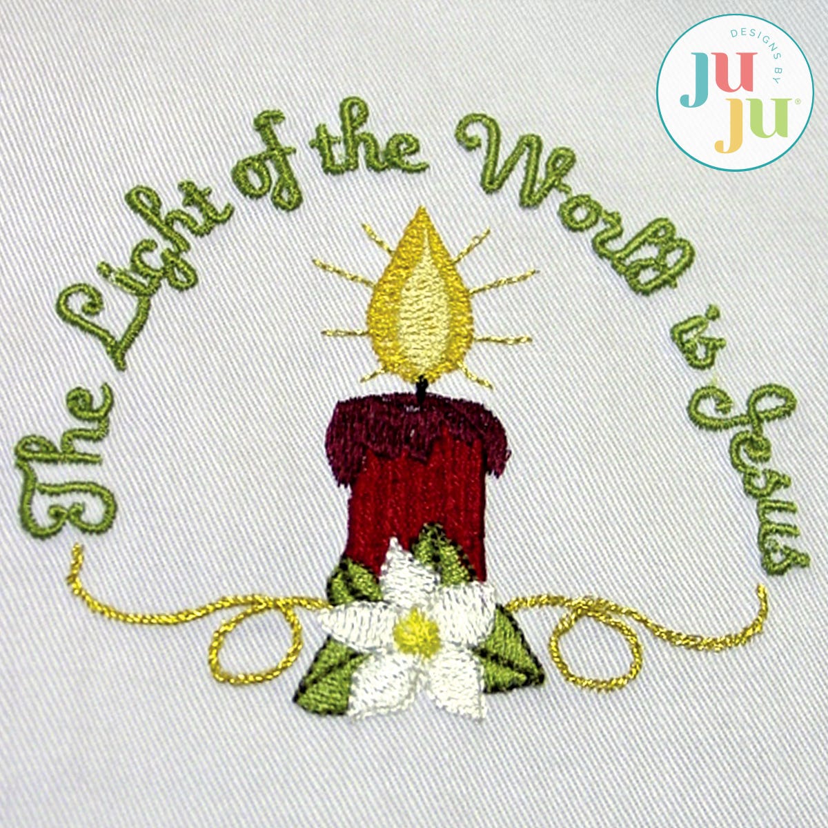 Light of the World by Oma's Place | Machine Embroidery Designs by JuJu