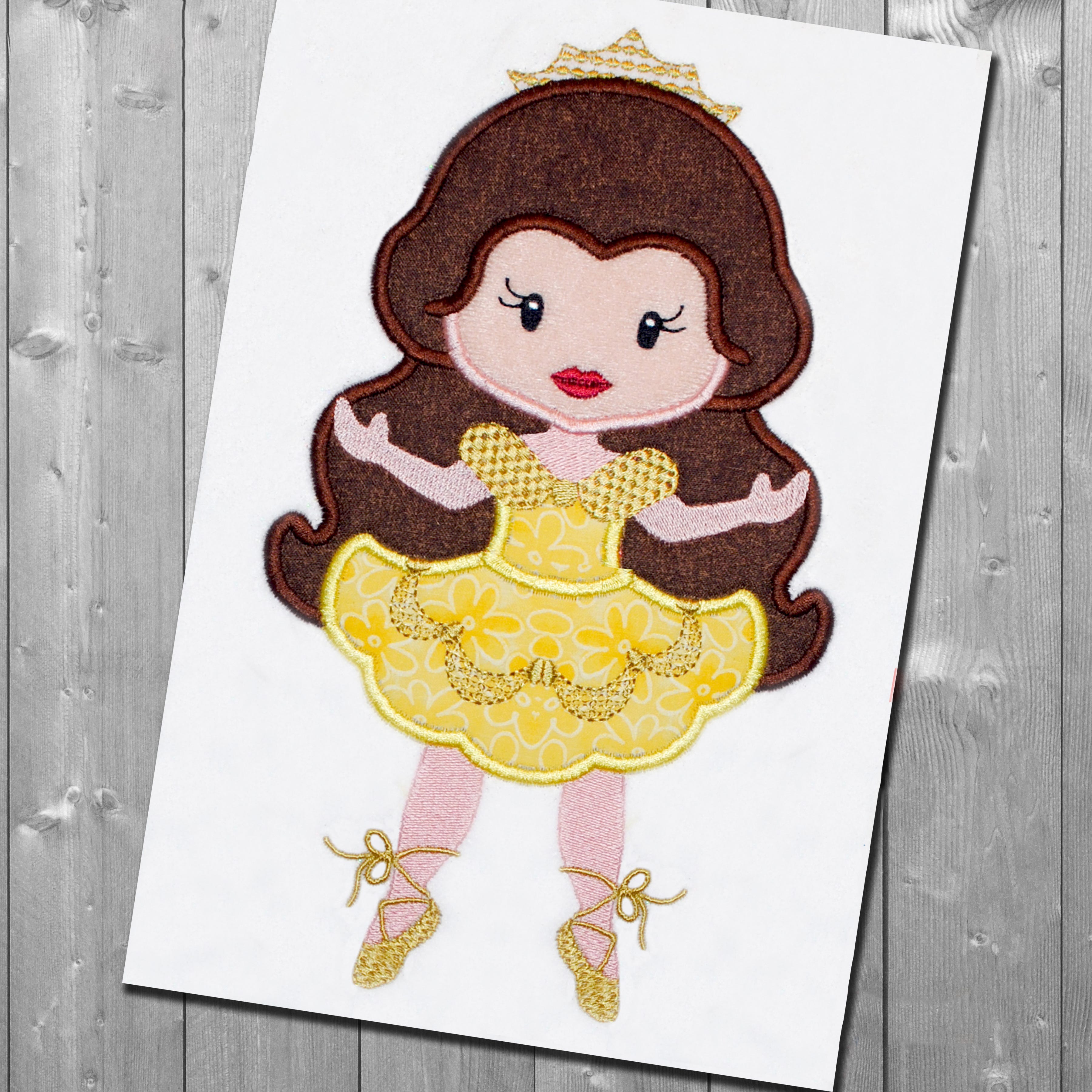 Ballerina 4 Embroidery Design | Machine Embroidery Designs by JuJu