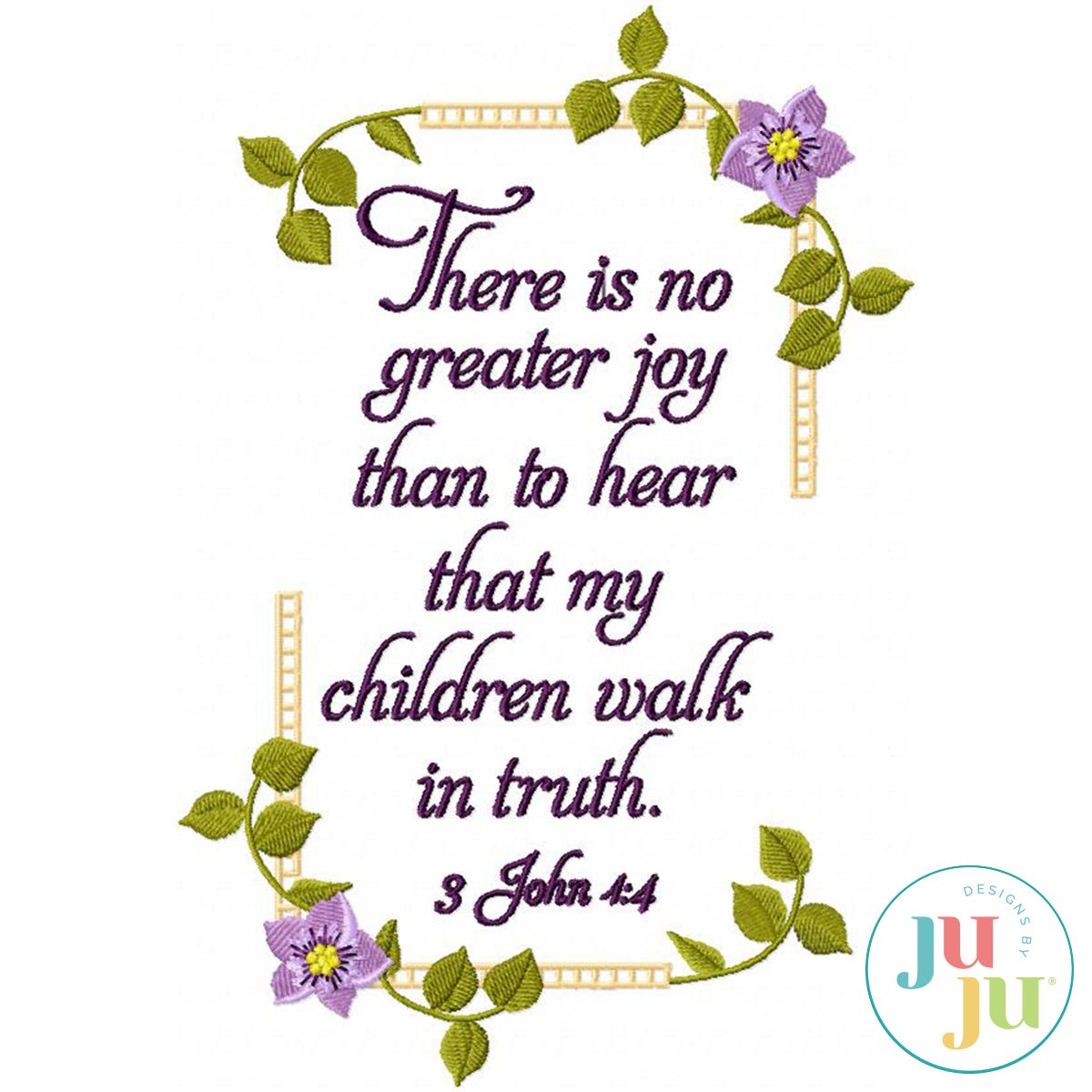 No Greater Joy - by Oma's Place | Machine Embroidery Designs by JuJu