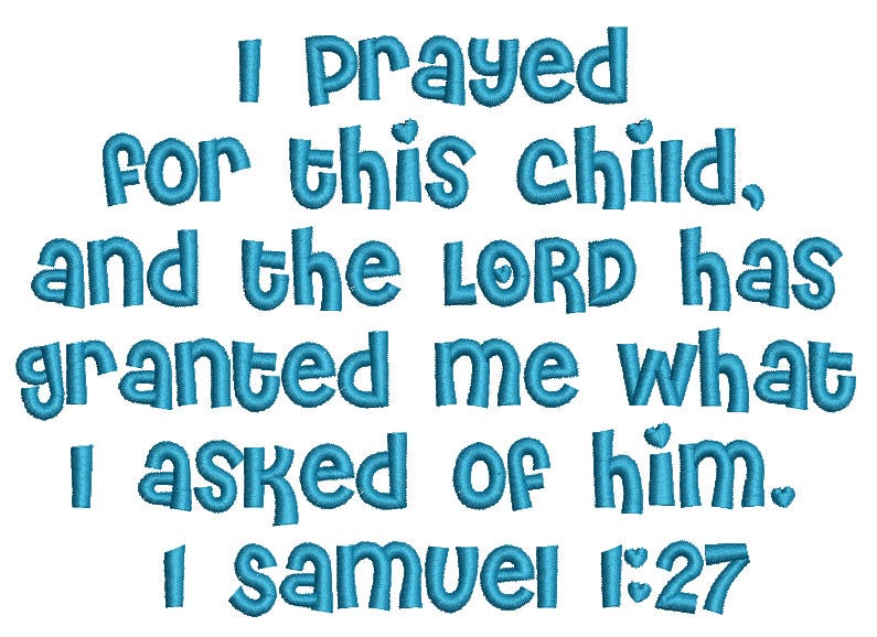 1 Samuel 1:27
