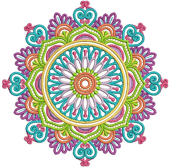 Marvelous Mandalas Set 2 Machine Embroidery Designs by JuJu