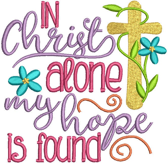 Soulful Sayings Set 2 Christian Machine Embroidery Designs by JuJu