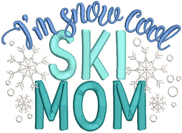 Sports Mom Word Art 3 Machine Embroidery Designs By JuJu