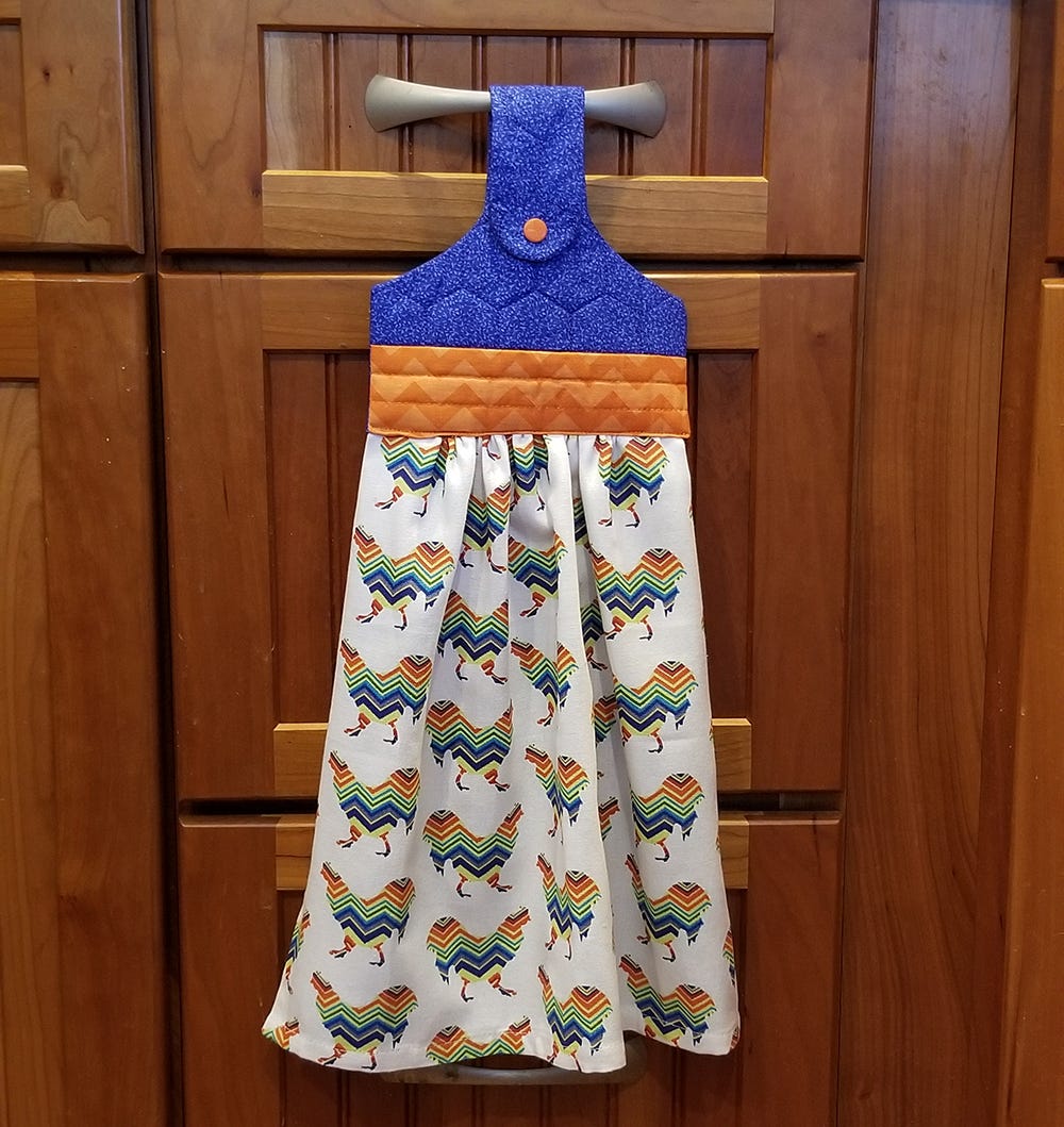 In The Hoop Towel Topper 2 | Machine Embroidery Designs by JuJu