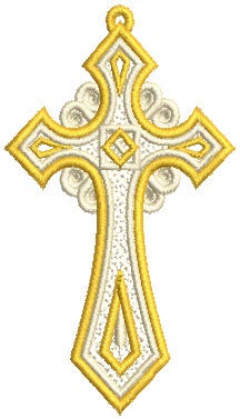 Free Standing Lace Crosses 2 Machine Embroidery Designs by JuJu