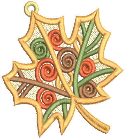 Free Standing Lace Fall | Machine Embroidery Designs by JuJu