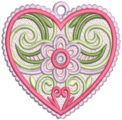Free Standing Lace Hearts 3 | Machine Embroidery Designs by JuJu