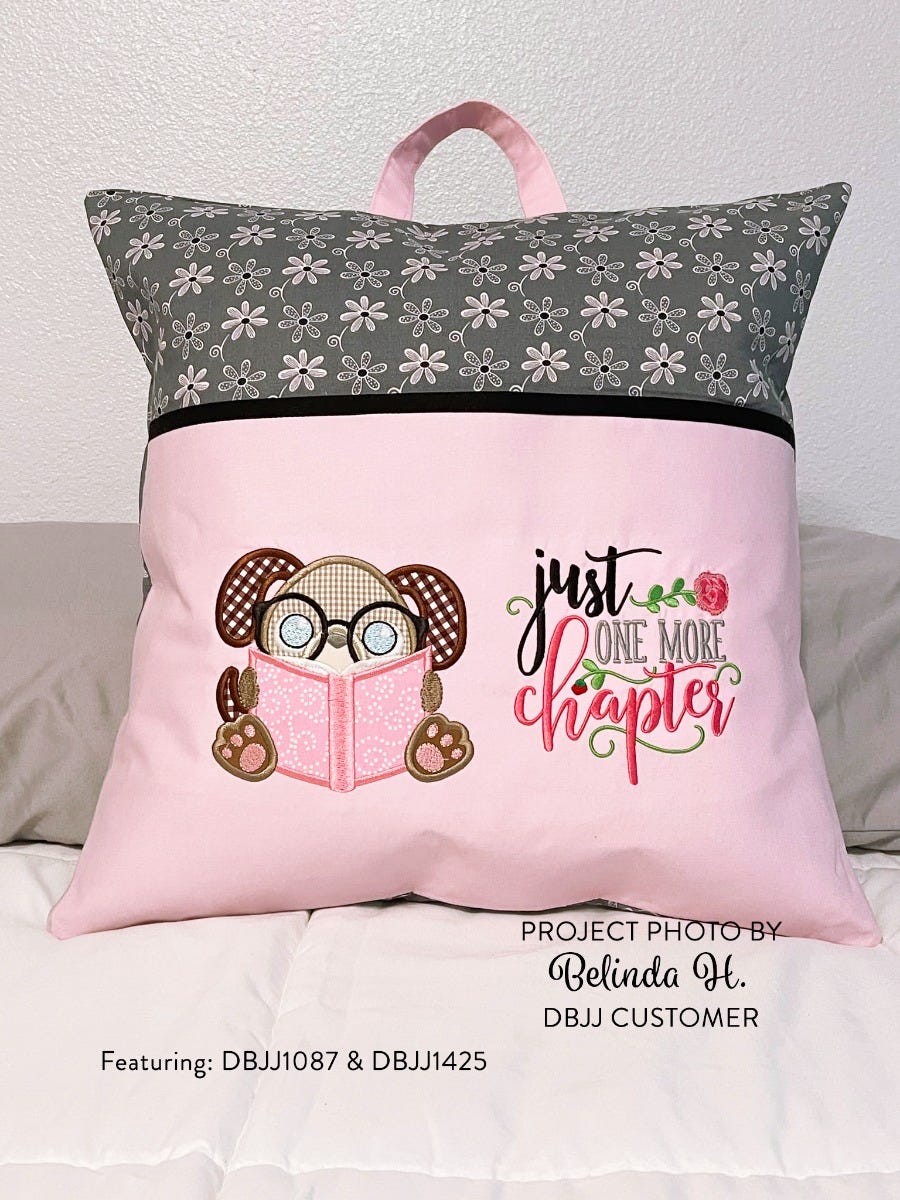 Reading Critters Applique 2