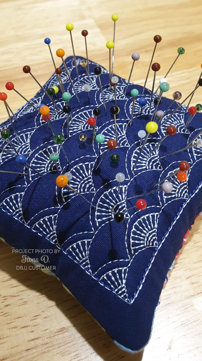 Sashiko Inspired Quilt Blocks 4