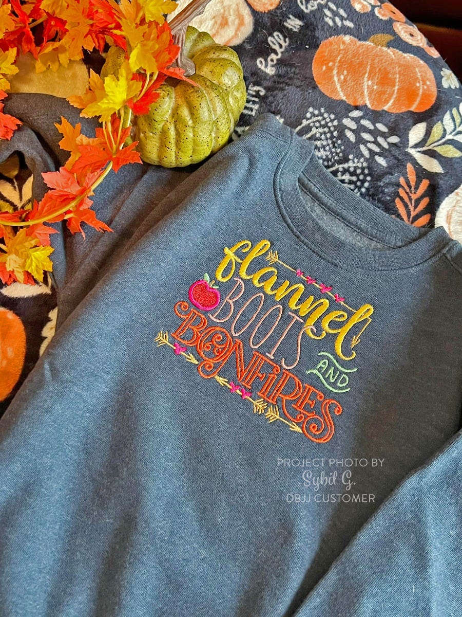 Autumn Days Word Art