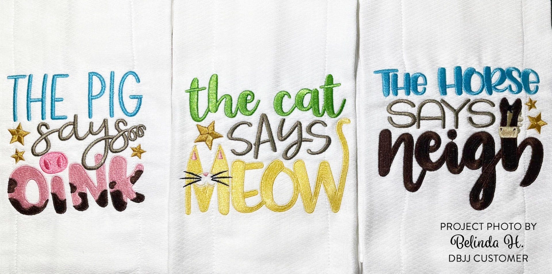 Animals Say Word Art