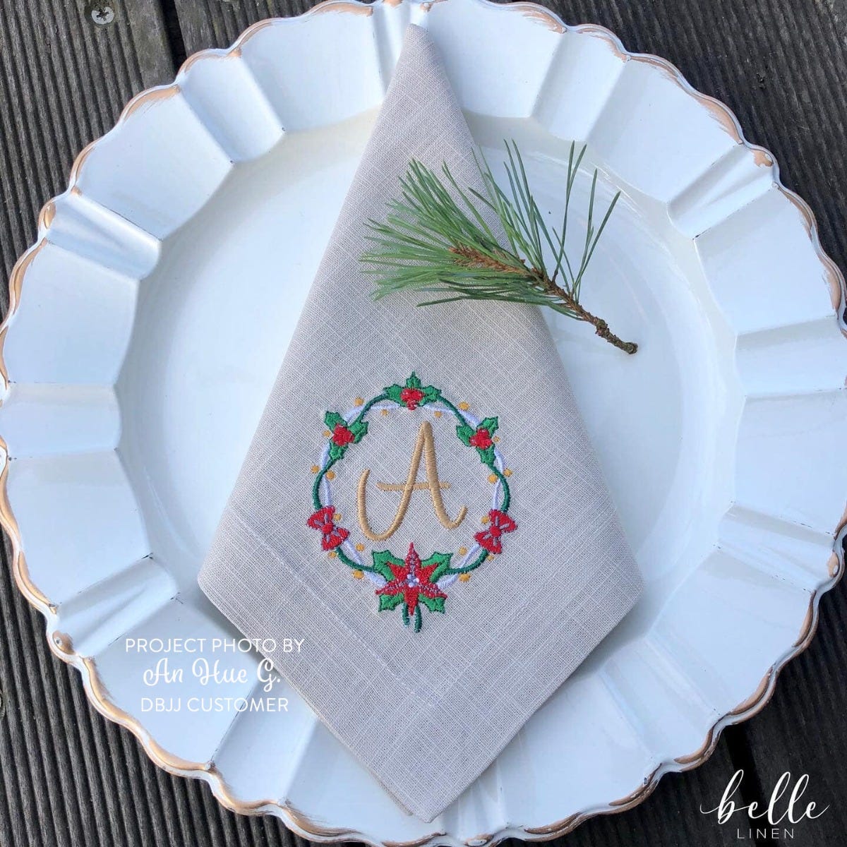 Christmas Garland Monogram