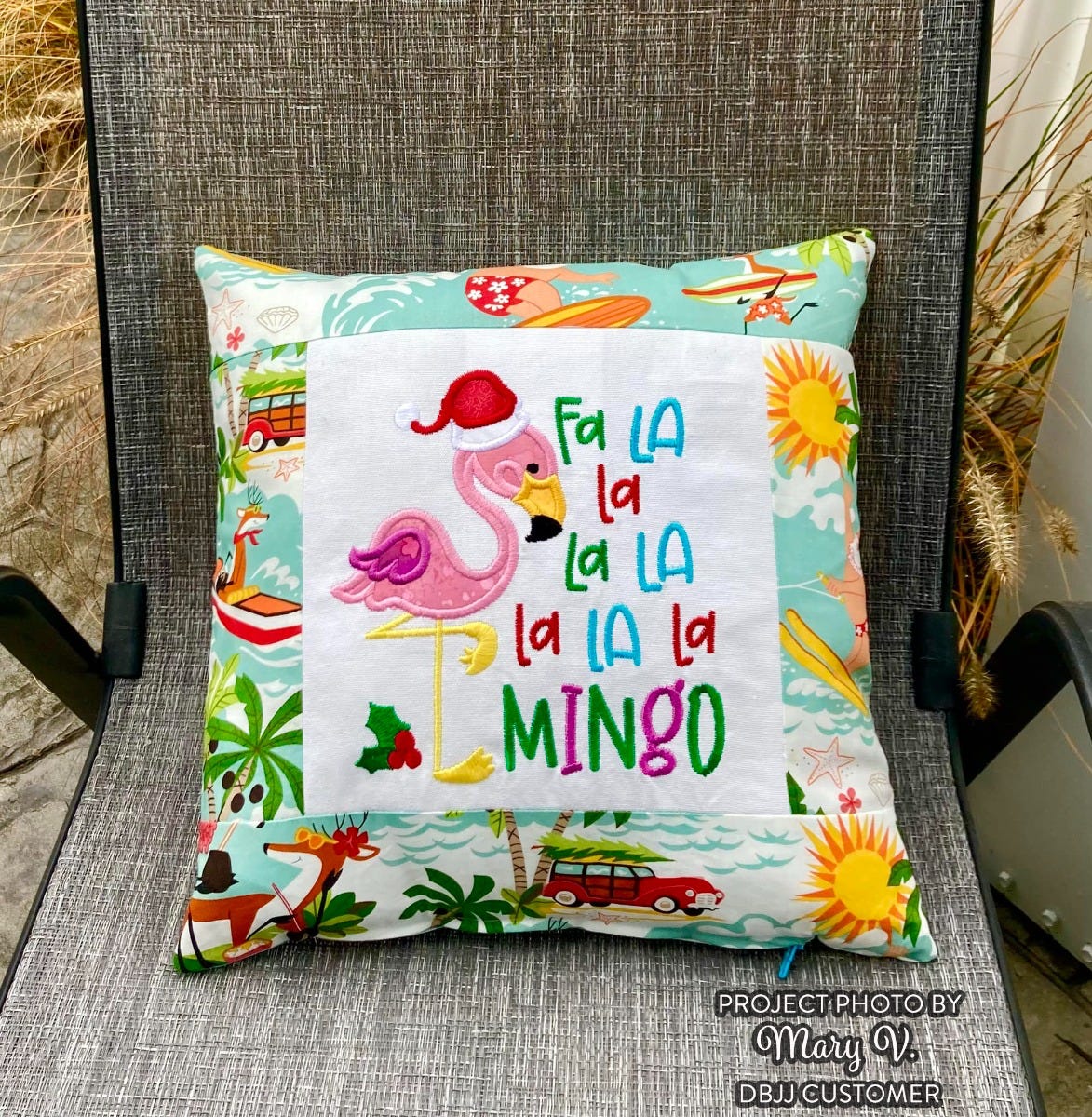 Beach Christmas Word Art