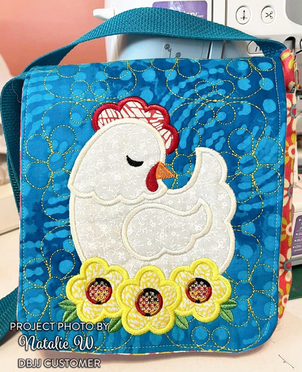 Chicken Fun Applique