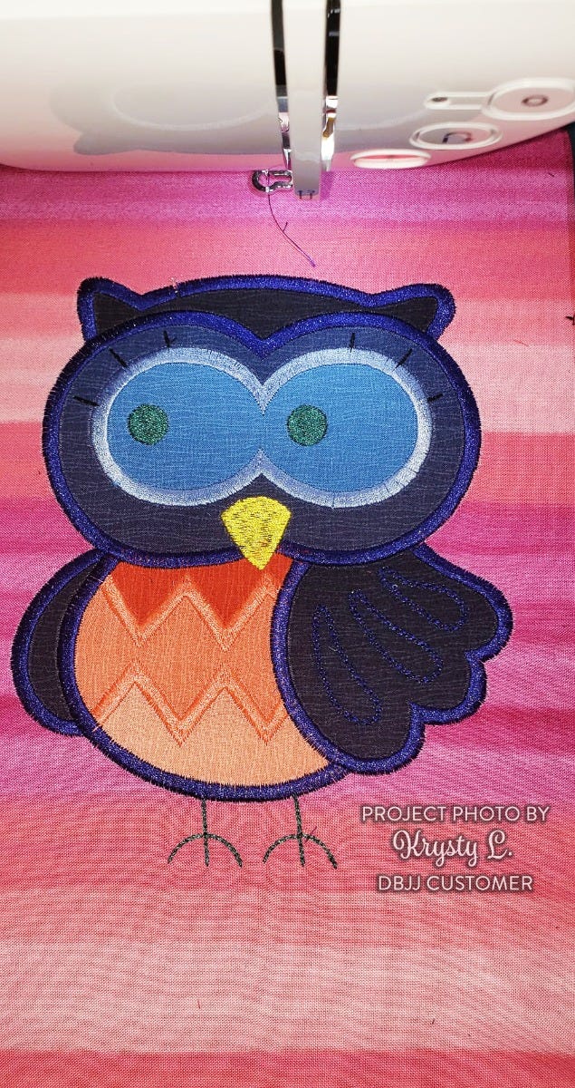 A Hoot and a Half Applique Set 1