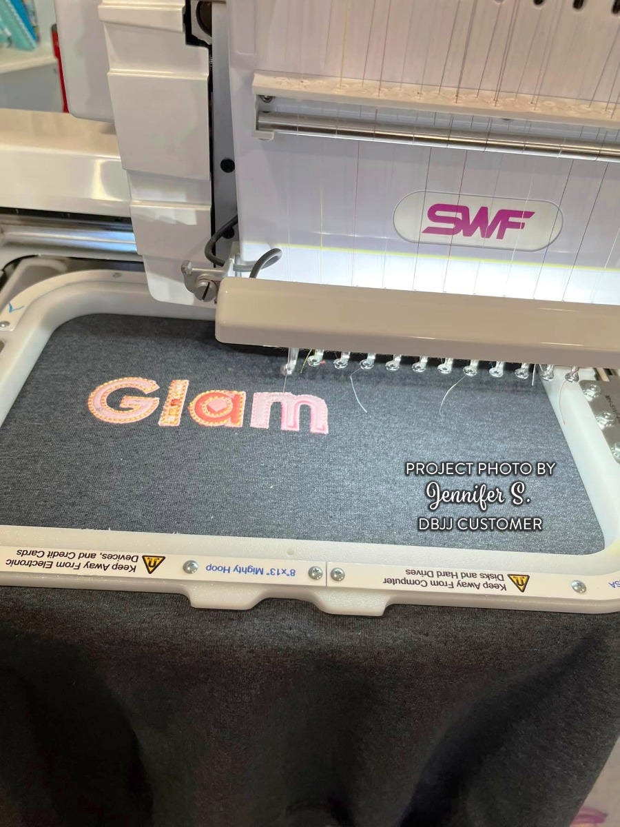 Simply Sweet Block Applique Font