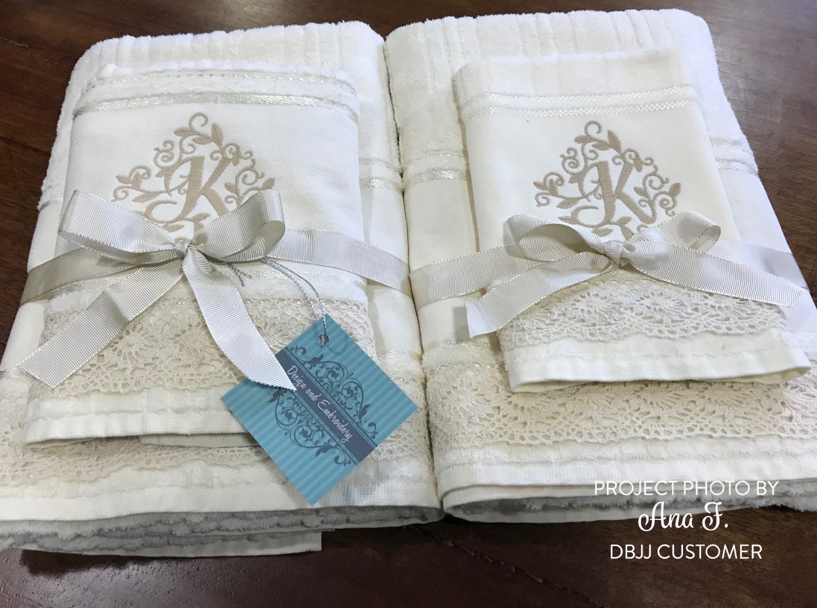 Diamond Floral Monogram