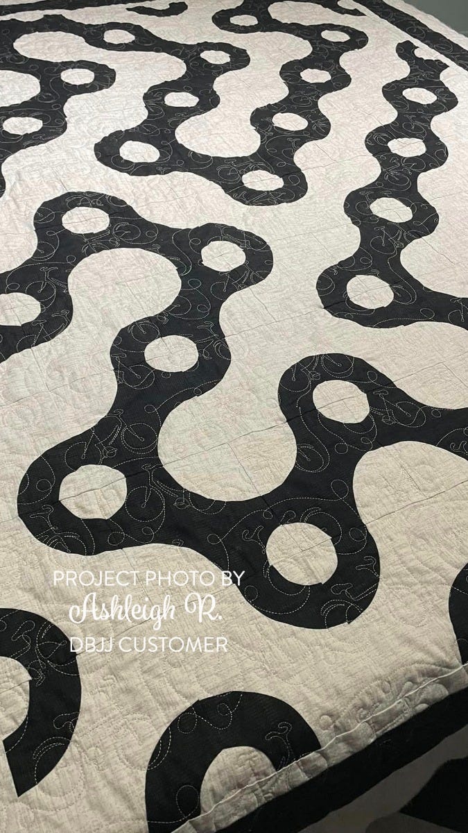 Bicycles End-to-End Quilting Embroidery Design