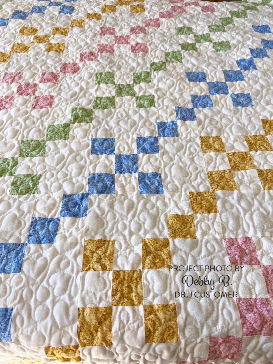 Hearts and Loops End-to-End Quilting Embroidery Design