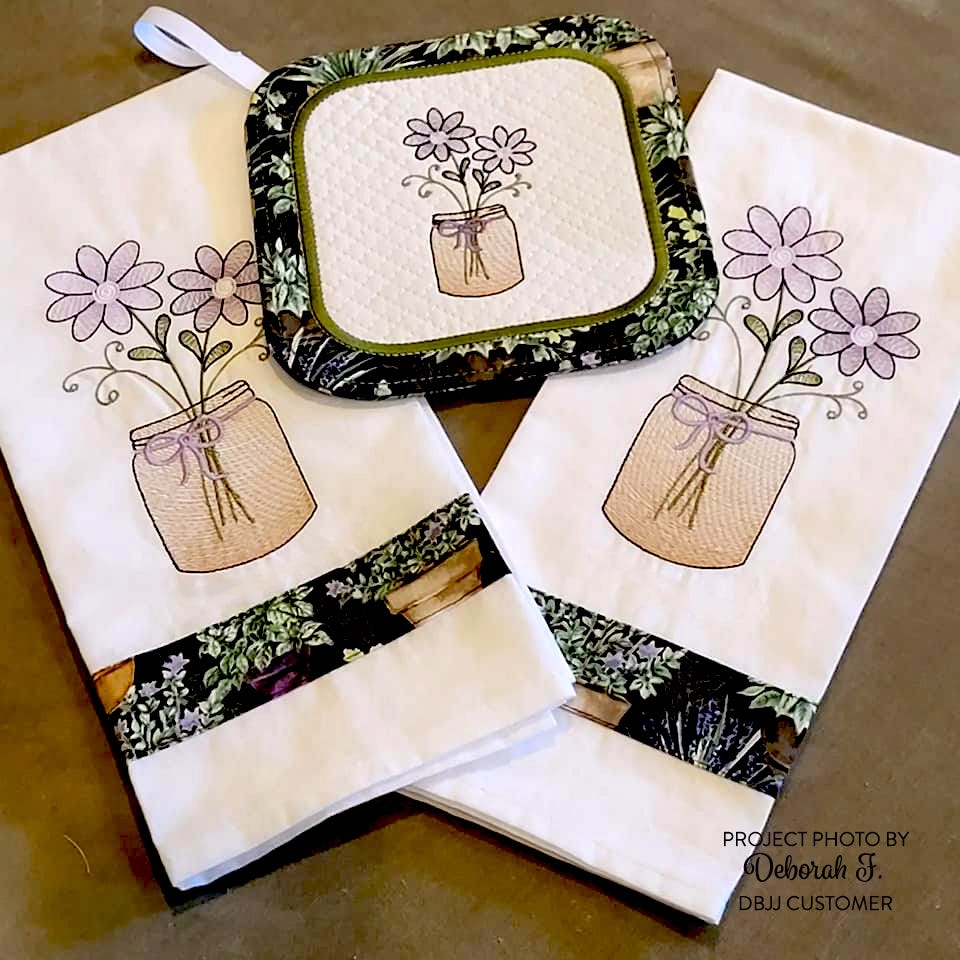 Vintage Sketch Fall Mason Jars