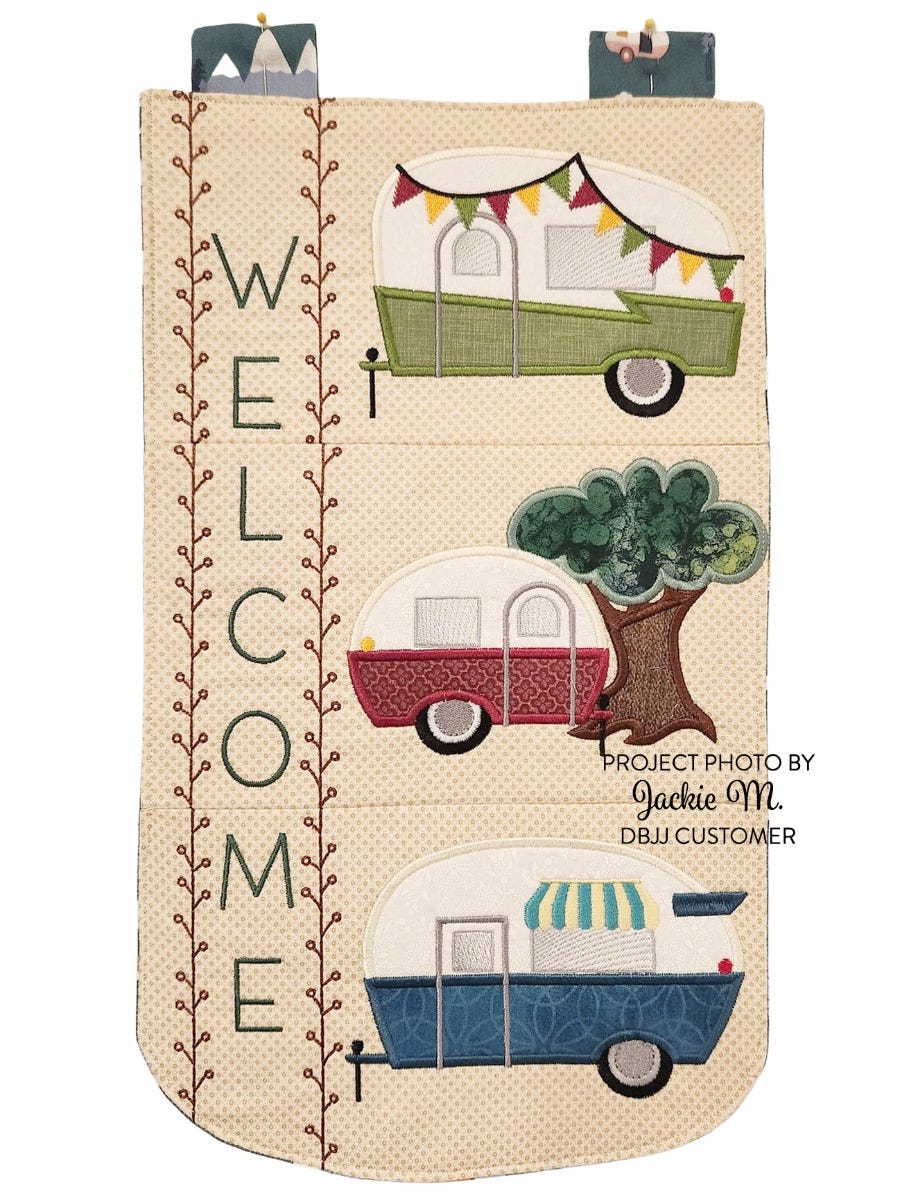 ITH Welcome Camper Wall Hanging