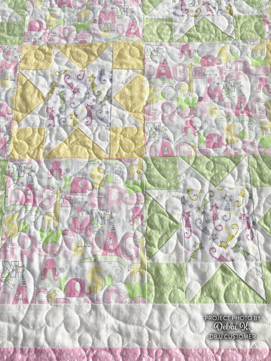 Hearts and Flowers End-to-End Quilting Embroidery Design