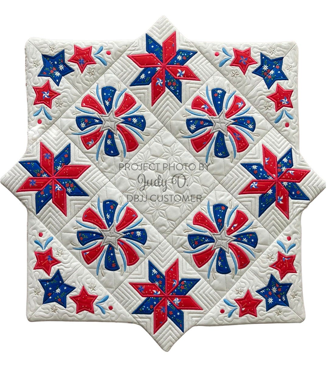 ITH Patriotic Table Topper