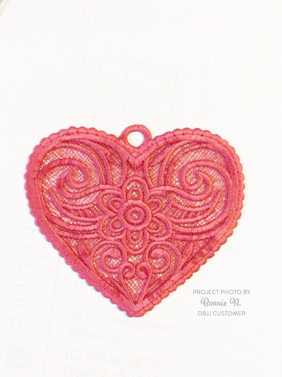 Free Standing Lace Hearts 3