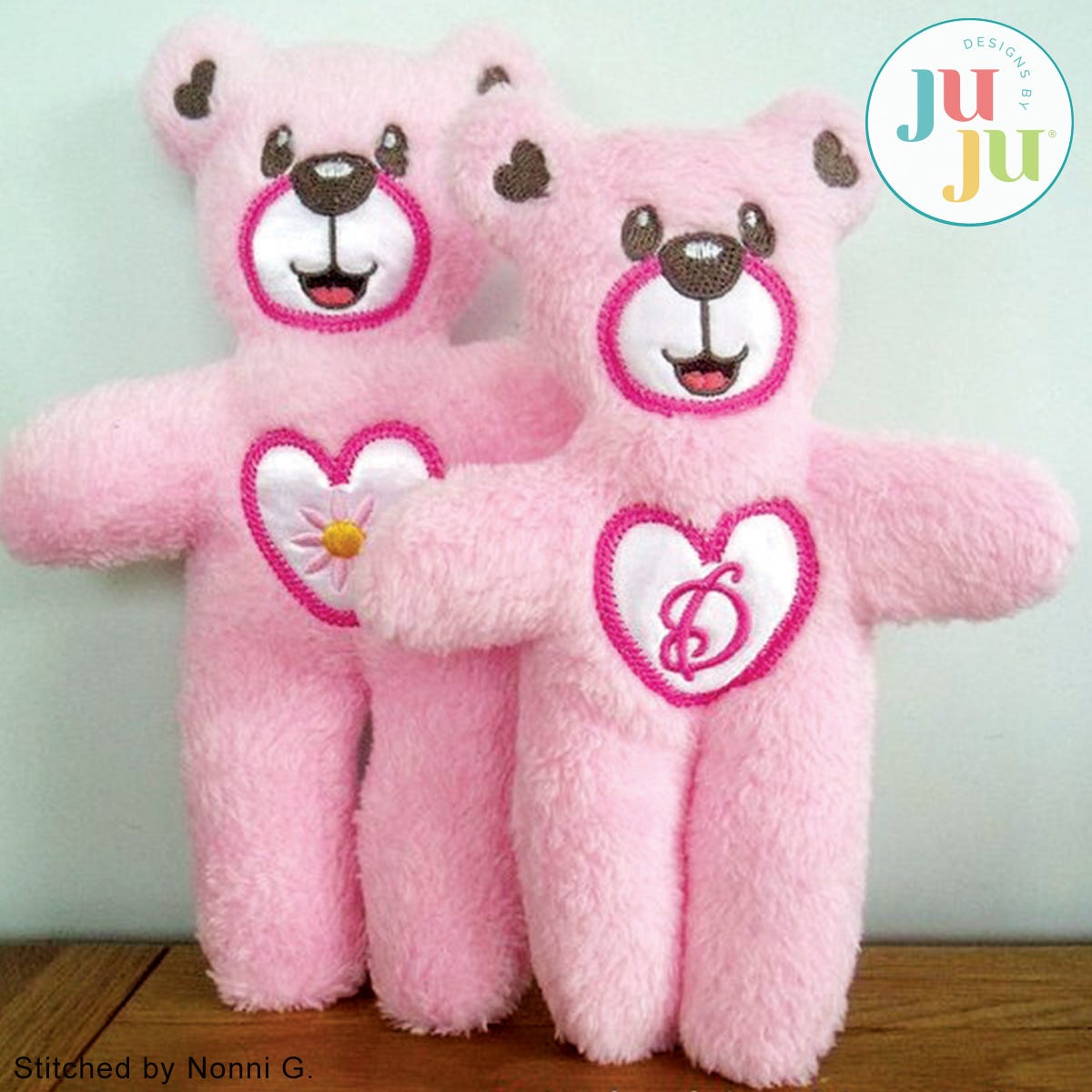 Teddy Bears XL by Oma's Place | Machine Embroidery Designs by JuJu