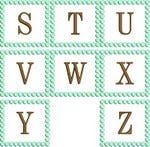 French Dots Satin Stitch Monogram Embroidery Font