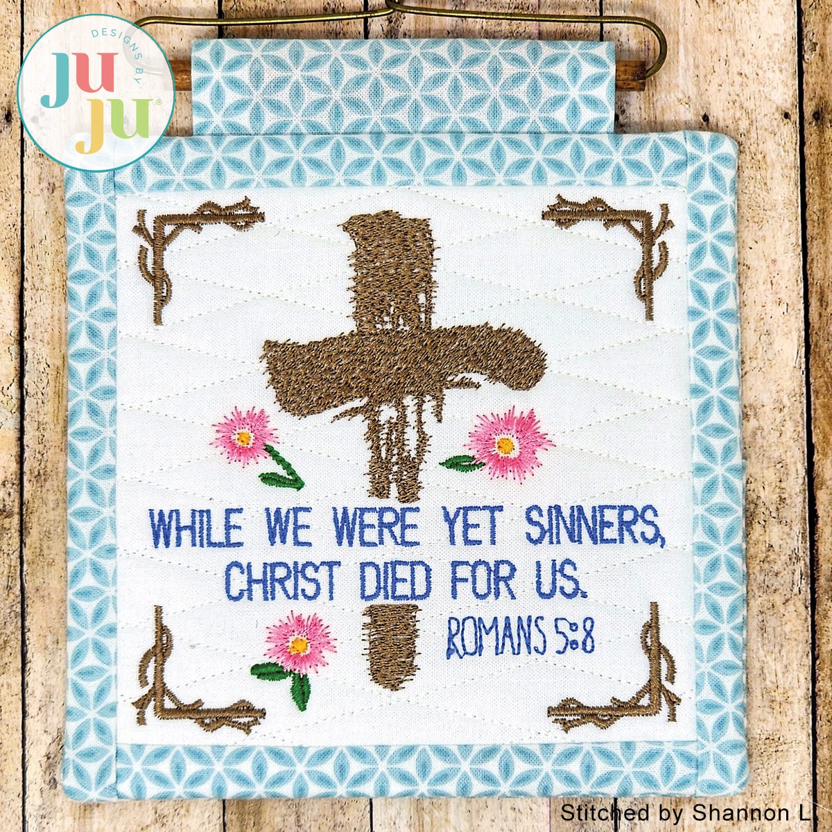  Cross Tiny Quilt by Oma's Place | Machine Embroidery Designs by JuJu