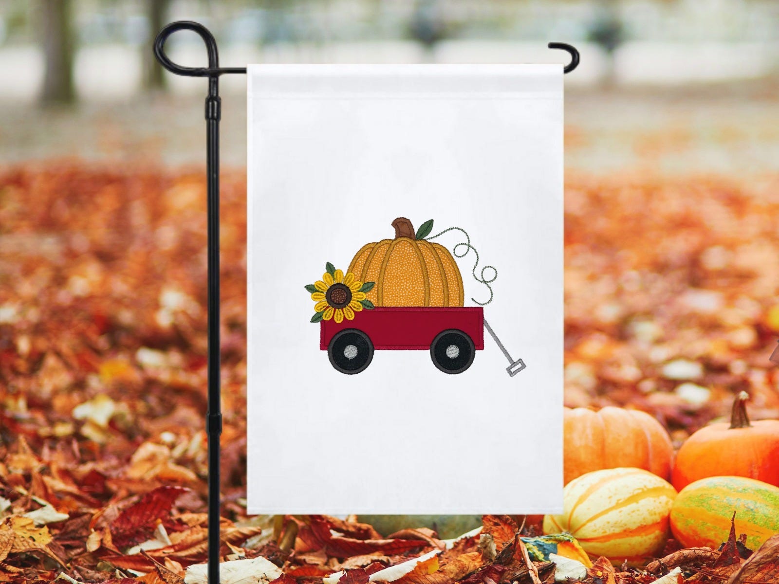 Fall Applique | Machine Embroidery Designs by JuJu