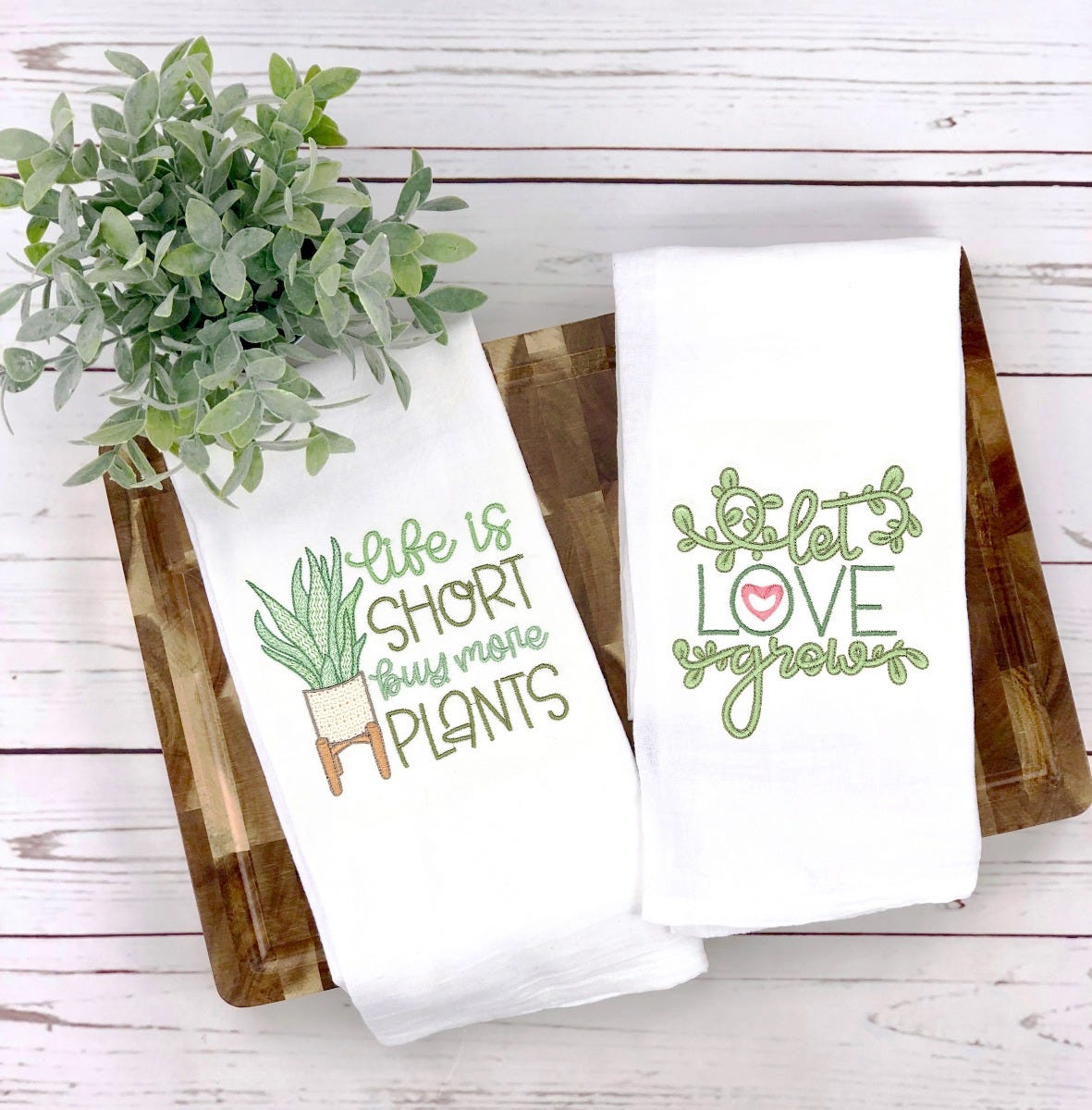 Plant Lovers 8 | Machine Embroidery Designs by JuJu