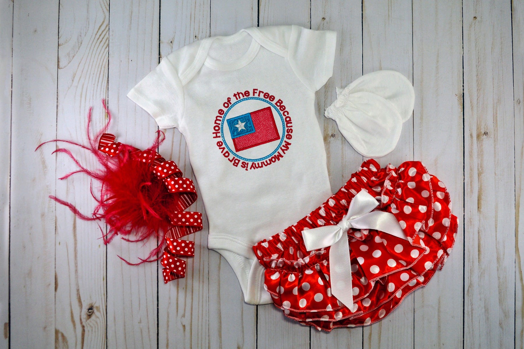 Home Of The Free Mommy Applique | Machine Embroidery Designs by JuJu