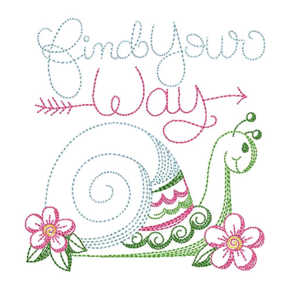 FREE Find Your Way Embroidery Design | Machine Embroidery Designs by JuJu