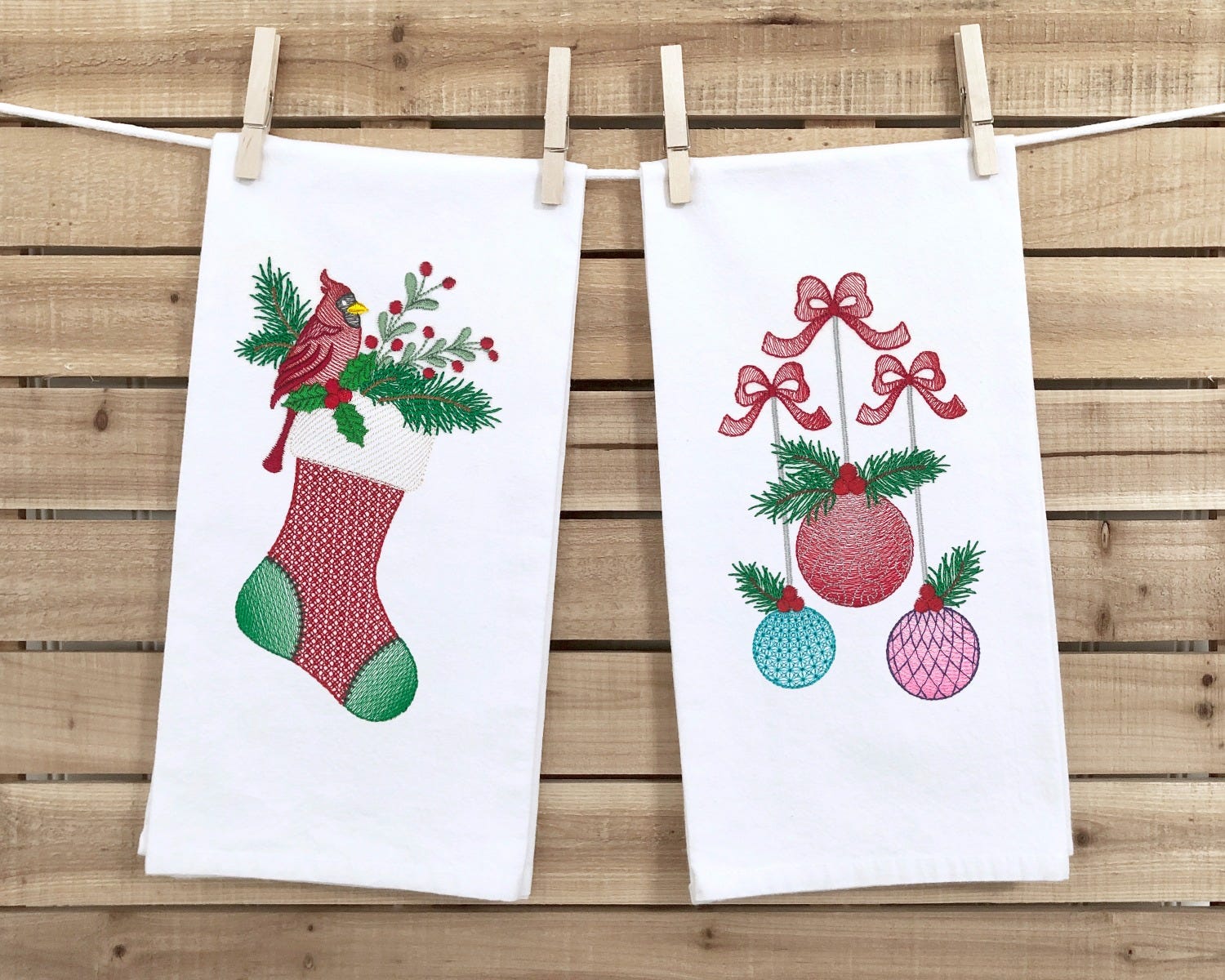 Farmhouse Christmas 3 | Machine Embroidery Designs by JuJu