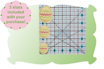 Easter Egg Snap Clip Mini In The Hoop