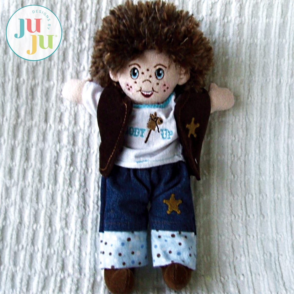 In The Hoop Rag Doll Buddy Project by Oma's Place | Machine Embroidery Designs by JuJu