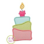 3 Tiered Cake Applique | Machine Embroidery Designs by JuJu
