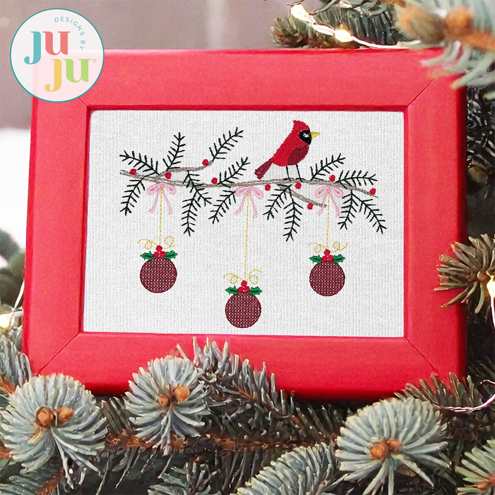 Heirloom Garden Ornaments Embroidery Design | Machine Embroidery Designs by JuJu