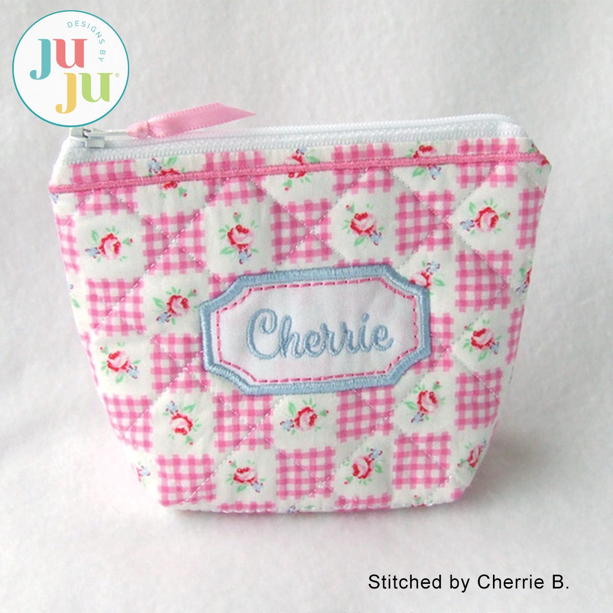 Top Zippered Bags Combo by Oma's Place | Machine Embroidery Designs by JuJu